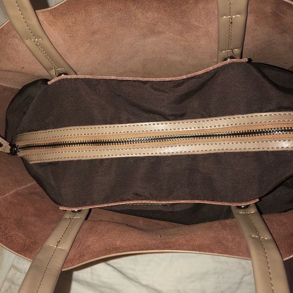 Unbranded Genuine Leather Tote - Neutral Color good for all seasons - Picture 5 of 5